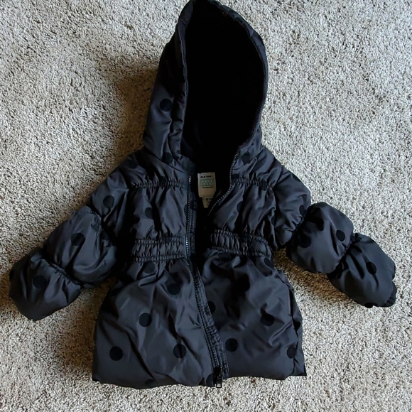 baby black puffer jacket